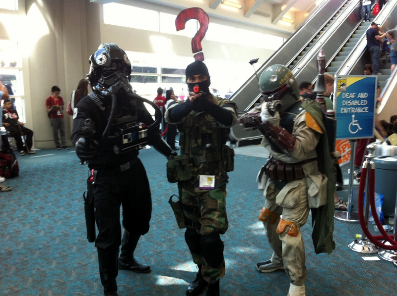 Illustration for article titled The Cosplay of Comic-Con - Day Two: Tinker, Yoshi, Birdo, Spy